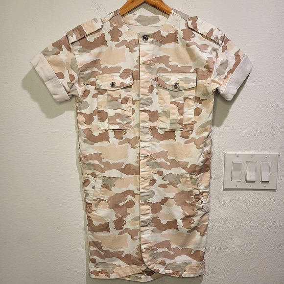 CAMO mauve midi dress button up by Patrizia Pepe - Picture 1 of 12